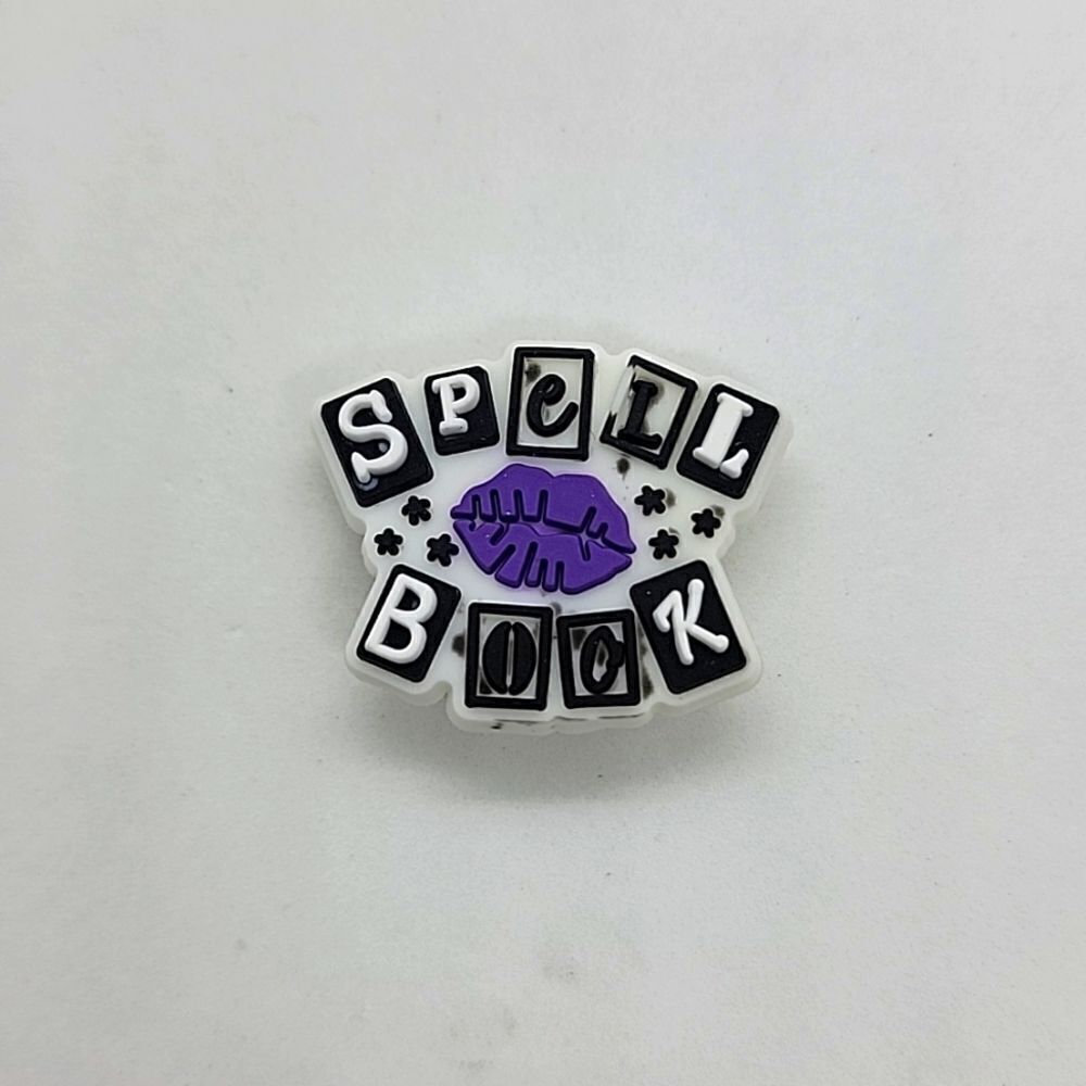 🎈5/$10🎈 CROC CHARMS.. spell book.. witchy.. Gothic..